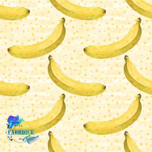 DBP / Les bananes - La Fabrique du Tissu - DBP imprimé