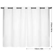 Window Curtains (2 PCS) 132X213 CM