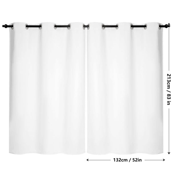 Window Curtains (2 PCS) 132X213 CM