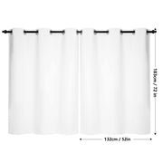 Window Curtains (2 PCS) 132X183 CM