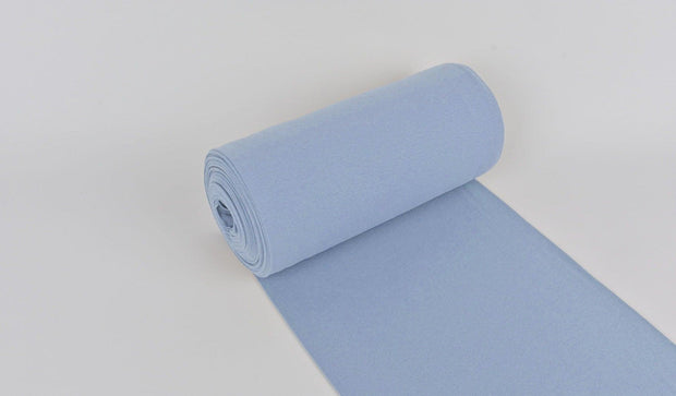 RIB de coton / Ribbing Bleu clair - La Fabrique du Tissu - RIB